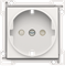 Niko Белый Накладка розетки с шт., с/з 101-66901 - фото 75285