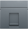 Niko Свинцово-серый Накладка на розетку RJ 220-65100 - фото 75374