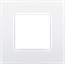 Niko Intense Рамка на 1 пост, белый матовый 131-76100 - фото 75380