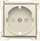 Niko Слоновая кость Накладка розетки с шт., с/з 100-66901 - фото 75417