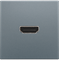 Niko Свинцово-серый Розетка  HDMI/HDMI 220-69417 - фото 75551