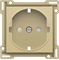 Niko Золото Накладка розетки с шт., с/з 221-66901 - фото 75616