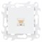 Simon 24 Белая Розетка RJ45 кат. 5е UTP 2410598-030 - фото 75962