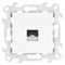 Simon 24 Белая Телефонная розетка RJ11 2410480-030 - фото 75974