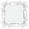 Simon 24 Белый Одноклавишный переключатель с подсветкой 2450204-030 - фото 75991