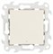 Simon 24 Слоновая кость Одноклавишный переключатель с подсветкой 2450204-031 - фото 76055