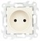 Simon 24 Слоновая кость Розетка 2К с защитными шторками 2450441-031 - фото 76064