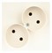 Simon 24 Слоновая кость Розетка двойная 2К без защитных шторок 2450457-031 - фото 76074