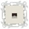 Simon 24 Слоновая кость Телефонная розетка RJ11, сл. кость 2410480-031 - фото 76076