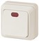 Intro Выключатель Quadro 2-102-02 одноклавишный с подсветкой, 10А-250В, IP20, ОУ, слоновая кость Б0053743 - фото 76447