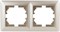Intro 4-502-04 Рамка на 2 поста, СУ, Solo, шампань (20/400/3200) Б0043413 - фото 76593