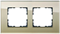 Jasmart Рамка 2-постовая, стекло  Champagne Gold G1002GG - фото 76872