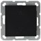 Jasmart G Черный матовый Выключатель 1-кл жалюзи, 10A 250V~ G3018PB - фото 76873