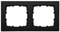 Jasmart G-Classic Черный матовый Рамка 2-ая G1002PB - фото 76908