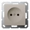 Jasmart Розетка без заземления с защитными шторками 16A 250V~ 2P, цвет Тауп G5503T - фото 76968