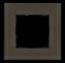 Jasmart Рамка 1-постовая, стекло цвет Каперсовый G1001GT - фото 76985