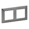 Legrand Valena Life сталь рамка 2-ая 754152 - фото 77211