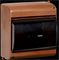 IEK KREPTA 3 Корпус пластиковый КМПн 2/6 IP30 дуб откр.монтаж MKP42-N-06-30-09-D - фото 77400