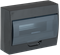 IEK KREPTA 3 Корпус пластиковый ЩРН-П-12 IP41 черный откр.монтаж MKP12-N-12-41-K02 - фото 77422