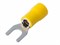 Наконечник вилочный изолированный 5.3мм 4-6мм² (НВи 6.0-5 / НВи 5,5-5) желтый Rexant 08-0152 - фото 85959