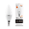 Gauss Лампа Elementary Свеча 6W 420lm 3000K Е14 LED 33116 - фото 89657