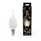 Gauss Лампа Filament Свеча на ветру 9W 590lm 3000К Е14 milky диммируемая LED 104201109-D - фото 89724