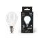 Gauss Лампа Filament Шар 5W 450lm 4100К Е14 milky LED 105201205 - фото 89734