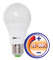 Jazzway Лампа светодиодная (LED) «груша» d60мм E27 220° 12Вт 220-230В опаловая тепло-белая желтая 3000К диммируемая .2855879 - фото 89745