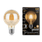 Gauss Лампа Filament G95 6W 550lm 2400К Е27 golden LED 105802006 - фото 89806