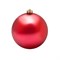 Елочная фигура Шар, 15 см, цвет красный матовый 502-302 - фото 91483