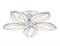 Ambrella Потолочный светодиодный светильник с пультом FA466/5 CH хром 90W 540*540*80 (ПДУ РАДИО 2.4) FA466 - фото 94180