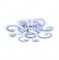 Ambrella Потолочный светодиодный светильник с пультом FA5146/8+1 CH хром 112W D620*130 (ПДУ РАДИО 2.4G) FA5146 - фото 95663