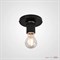 ImperiumLoft Потолочный светильник RH Utilitaire Socket Flushmount Black 123676-22 - фото 96553