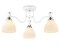 Ambrella Светильник потолочный TR303302/3 WH/CH/FR белый/хром/белый матовый E27*3 max 60W D600*270 TR303302 - фото 96842