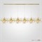 ImperiumLoft Люстра Tezani Argent Suspension Linear Gold 6L 210 177956-22 - фото 97694