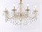 Ambrella Подвесная люстра с хрусталем TR4945/8 WH/GD/CL белый/золото/прозрачный E14/8 max 40W D715*555 TR4945 - фото 98414