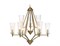 Ambrella Подвесная люстра TR3233/6+3 BS/FR латунь/белый матовый E14 max 40W D730*720 TR3233 - фото 98552